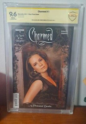 Charmed #1 Variant F CBS SS 9.6 Signed by Holly Marie Combs Piper!