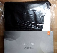 FASCINO Thermo-Leggings Glanzoptik mit Innenfutter, schwarz, Gr. 36/38 neu