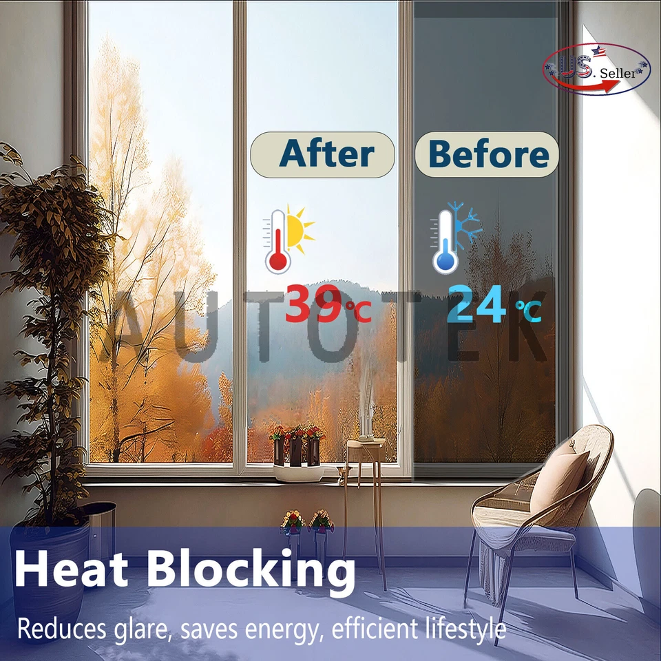 2-слойный первоклассный тонированный рулон окна для дома, офиса, автомобиля, грузовика - 36 дюймов * 20 футов, VLT: 25% - Изображение 4 из 4