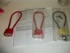lot of 3 firearms cable locks childsafe pistols rifles etc.