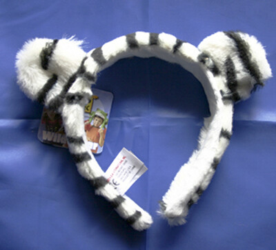 NEW Wild Republic White Tiger Headband with Ears