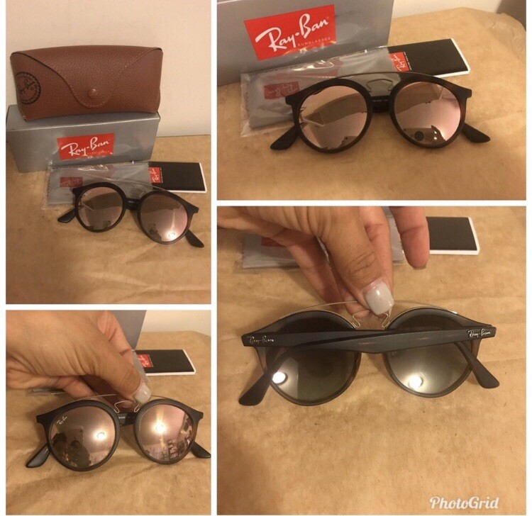 100% Authentic Ray Ban Metallic Colorful Mirrored Sunglasses 