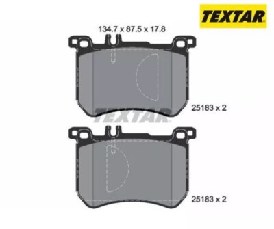 Textar Front Disc Brake Pad Set 2518301