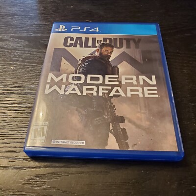 Call Of Duty Modern Warfare Ps4 Disc Original Case No Manual