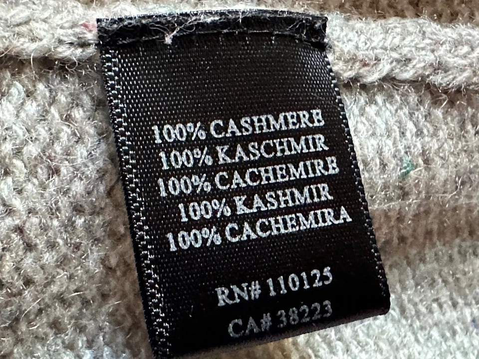 Cárdigan suéter QI 100 % cachemir frente abierto para mujer talla XS RN#110125 Foto 3 de 4