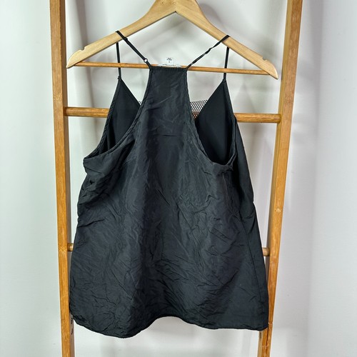 Country Road Tank Top Womens Small Black Silk Lightweight Casual - Picture 5 of 9