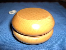 Wooden Yo-Yo in Leather Case - COLLECTABLE