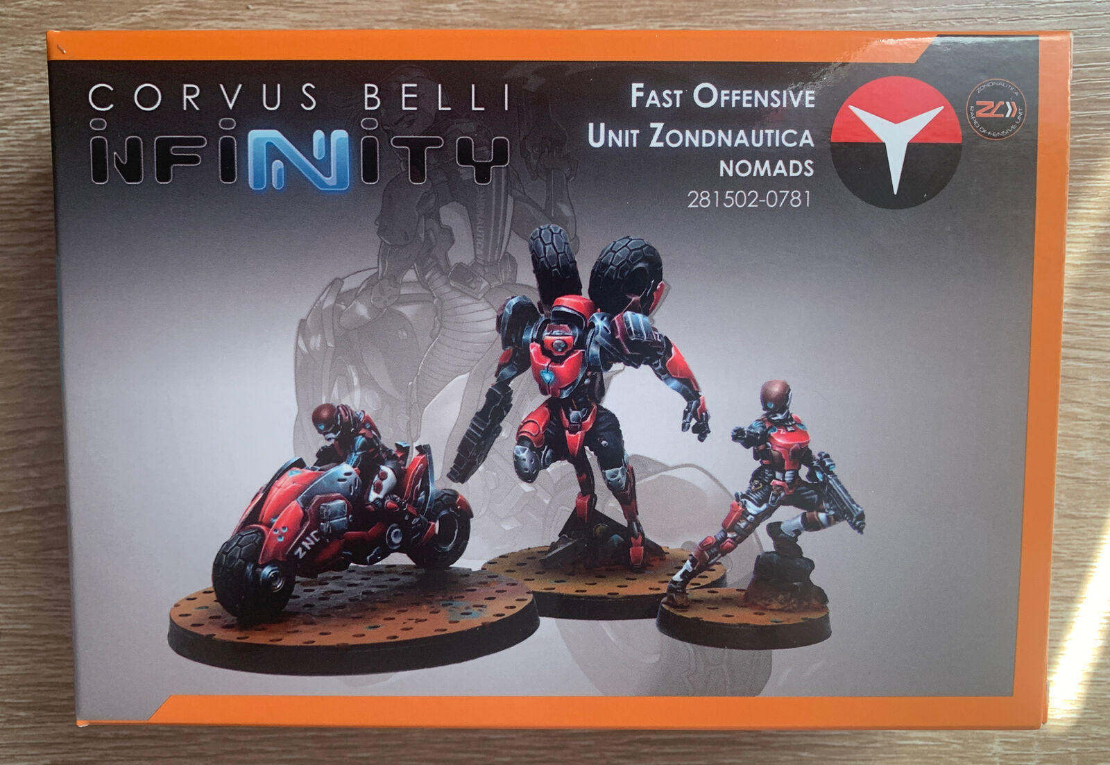 Nomads Robot Motorcycle Riders Infinity #781 Fast Offensive Unit Zondnautica