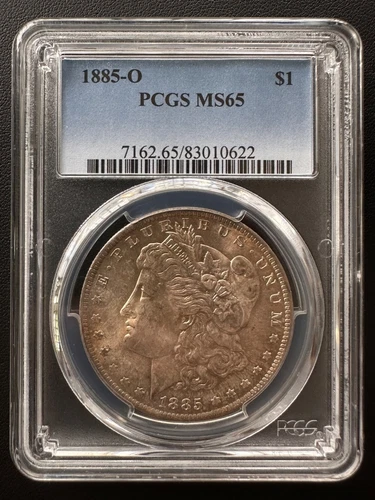 1885-O $1 Morgan Dollar PCGS MS65 Coin