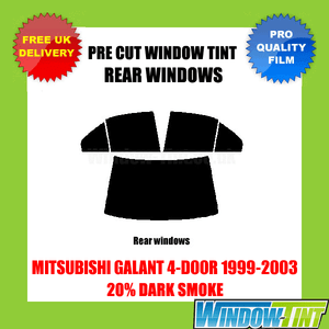 PreCut Film Front 2 Door Windows COMPUTER CUT Any Shade /% for Mitsubishi Galant