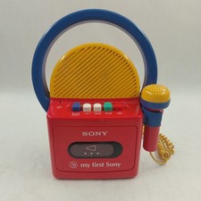 Vintage Sony TCM-4300 My First Sony Cassette Player Recorder mic Tested New Belt