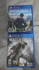 Watch Dogs 1 and 2 ps4 UNTESTED