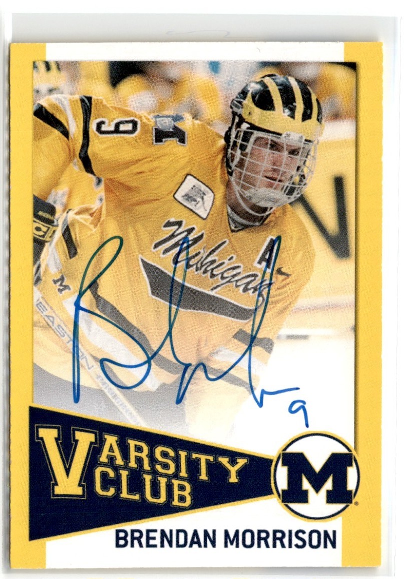 2004-05 TK LEGACY MICHIGAN WOLVERINES - BRENDAN MORRISON AUTO #VH5