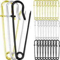 30 StüCk Sicherheitsnadeln Groß, 63Mm Safety Pins, Sicherheitsnadeln Set GroßE M