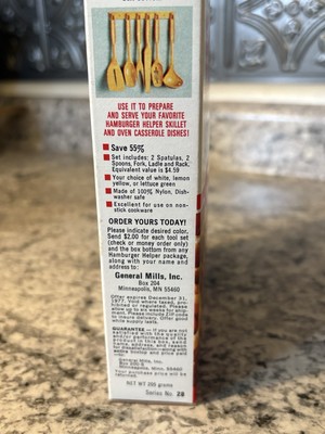 1977 Hamburger Helper For Chili Tomato Box vintage movie prop