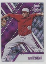 2017 Panini Elite Extra Edition Aspirations Purple 136/200 Seth Romero #25 0q0