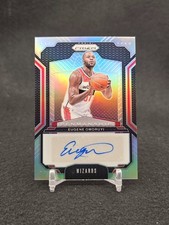2024-25 Panini Prizm #PNM-EUG Eugene Omoruyi Penmanship Signatures Auto Silver