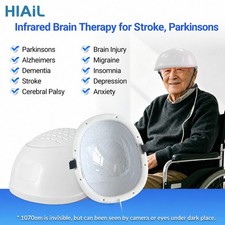 1070nm NIR Light Therapy Brain Helmet for Parkinson Depression Anxiety Stroke