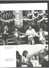 8 x 11 PAPER  B & W  PHOTO-DONNY & MARIE  WITH BARBARA EDEN AND MICHEAL LANDON