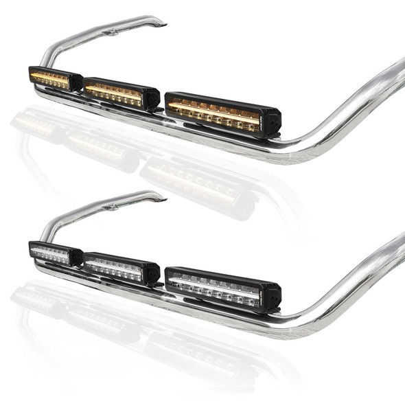Dach Licht Stange + 43.2Cm LED Spot X3 FüR Mack Pinnacle Lang Haul Jeans-image