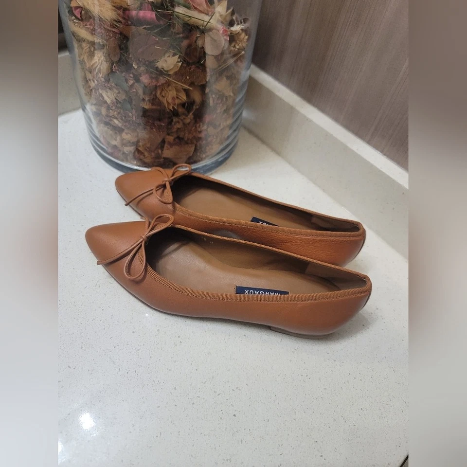 Margaux The Pointe 女式棕褐色芭蕾平底鞋 38 M 码 — 第 2/4 张图片