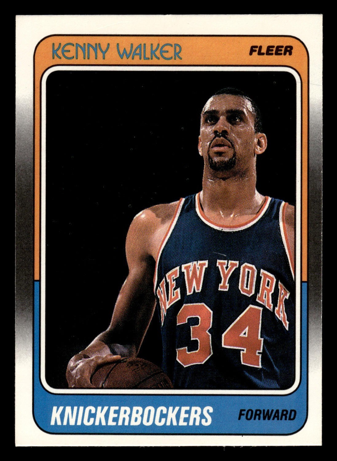 1988-89 Fleer - Kenny Walker #83 (RC) NM