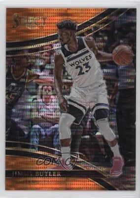 2017 Panini Select Courtside Neon Orange Pulsar Prizm 6/9 Jimmy Butler #263 9l1