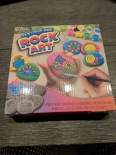 Made by Me "Create Your Own Rock Art" Transfers/Paint/Glitter ~ 20 Rocks ~ NEW