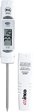 Winco 6-Inch Digital Thermometer with 3-1/8-Inch Probe