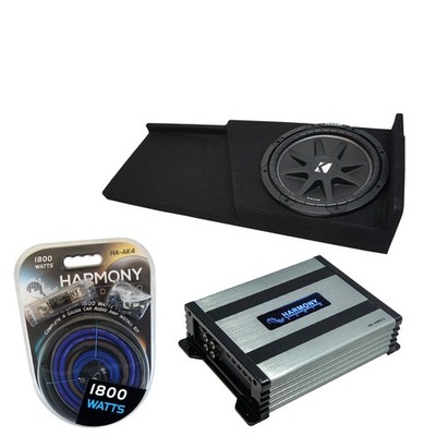 07-13 GMC Sierra Extended Cab Truck Kicker Comp C12 Single 12 Sub Box HA-A400.1