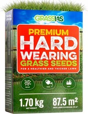 Premium Hard Wearing Grass Seed – 1.70KG Premium Quality Heavy Duty Lawn Seed 13.87 per kilo