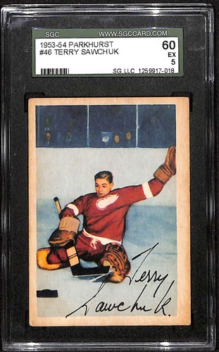Terry Sawchuk #46 1953 Parkhurst card