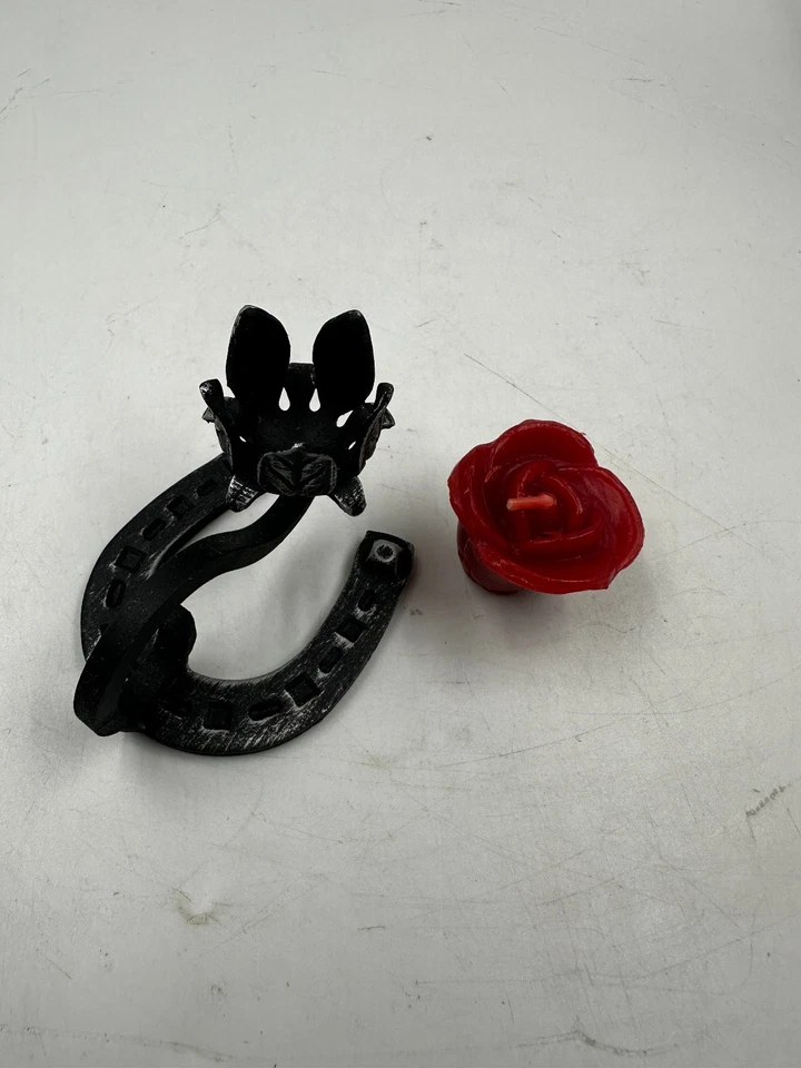 WMF Kerzenhalter Weihnachten- Glocke - Weihnachtsmann - Rose - Bild 4 von 4