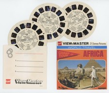 Grand Tour of AFRICA View-Master Packet B-096 with Copy Envelope