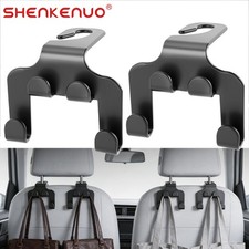 2PCS Car Headrest Hooks   Back Seat Hanger for Bags, Coats, Groceries