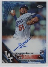 2016 Topps Chrome Rookie Auto Blue Refractor 114/150 Zach Lee #RA-ZL Auto w6m