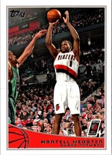 2009 Topps Martell Webster #259 Portland Trail Blazers Basketball Card