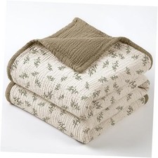 Muslin Quilt Blanket, Crib Blanket for Baby Baby Blanket-Printed P-autumn Leaf