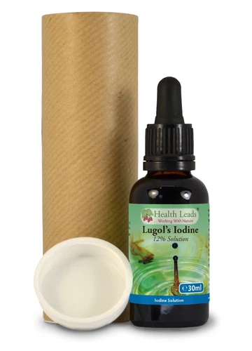 HEALTH LEADS LUGOLIAN IODINE SOLUTION 12% (IODINE / IODINE) 30ML