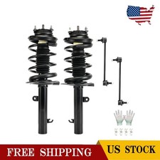 Front Complete Strut Assembly Sway Bar Link Kits Fits 2006-2011 Ford Focus 2l