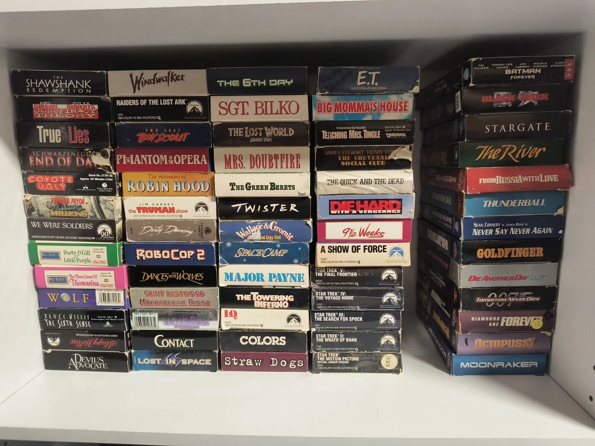 25+ Collector's Edition Action & Adventure R Rated VHS Tapes for