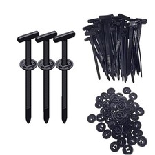 50 Pcs Nylon Zip Tie Buckle - Car for Repairs, Ideal for Securing Fenders, Under
