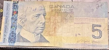 2006 Bank of Canada $5 Five Dollar Note 