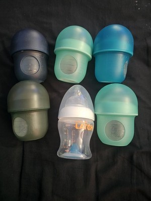 Munchkin Latch Wide Neck Baby Bottle Set 120ml Assorted Colors Plastic