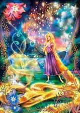 Puzzle Tenyo 108 pièces Raiponce emmêlé brillant Disney Store neuf