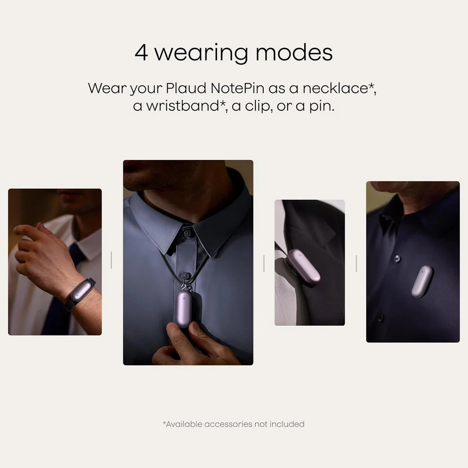 Wearable Note-Taking Device 20-Hour Battery Purple - Image 4 of 4