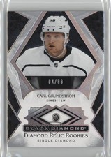 2019-20 Upper Deck Black Diamond Rookie Relics Single 4/99 Carl Grundstrom 1rb1