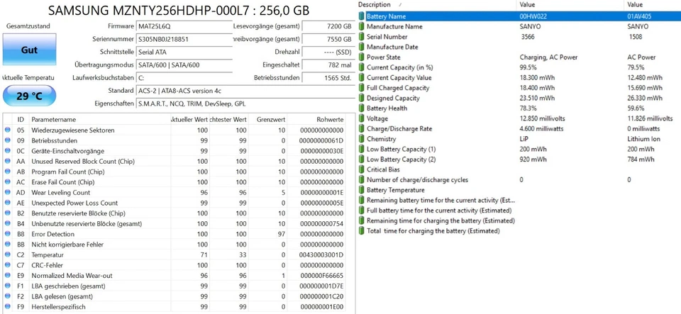 Lenovo ThinkPad T460s i7-6600U/12GB/256GB SSD 14" FHD Win11 Pro DE - Bild 3 von 3