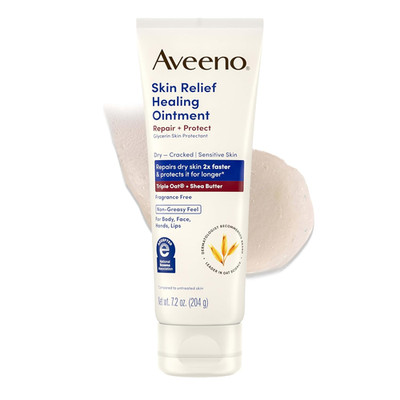 Aveeno Skin Relief Healing Ointment, for Extra Dry, Cracked & Sensitive Skin, 72