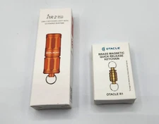 OLIGHT I1R 2 PRO Capsule Orange LED Rechargeable Keychain Flashlight 180 lumens